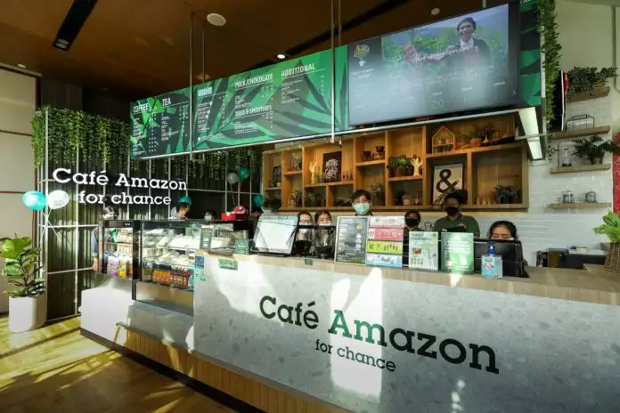 Cafe Amazon for Chance สาขา 9 สำนักงาน ก.ล.ต. ถนนวิภาวดีรังสิต Cafe Amazon for Chance สร้างโอกาส สร้างงาน อย่างยั่งยืนให้แก่ผู้พิการไทย