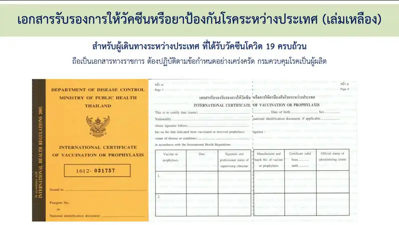 ใบรับรองการรับวัคซีนประเทศไทย รูปแบบใบรับรองวัคซีน วัคซีนพาสปอร์ต นานาประเทศ (ยุโรป สหรัฐ และเอเซีย)