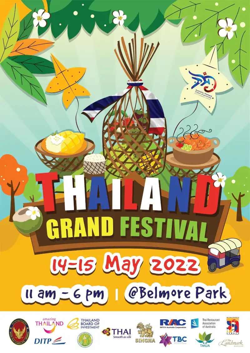 Thailand Grand Festival 2022 Sydney  May 14-15, 2022 Enjoy Thais at Thai festival around the world 2023