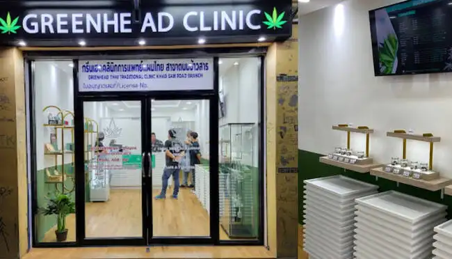 GreenHead Cannabis Clinic ข้าวสาร โฟกัสร้านกัญชา เขียวๆ ฮอตๆ สินค้ากัญชาน่าสนใจใกล้ฉัน