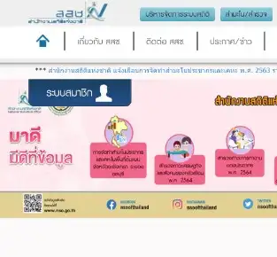 ระบบสถิติสุขภาพ : สำนักงานสถิติแห่งชาติ แหล่งข้อมูลสุขภาพประชากรชาวไทยและการสาธารณสุข