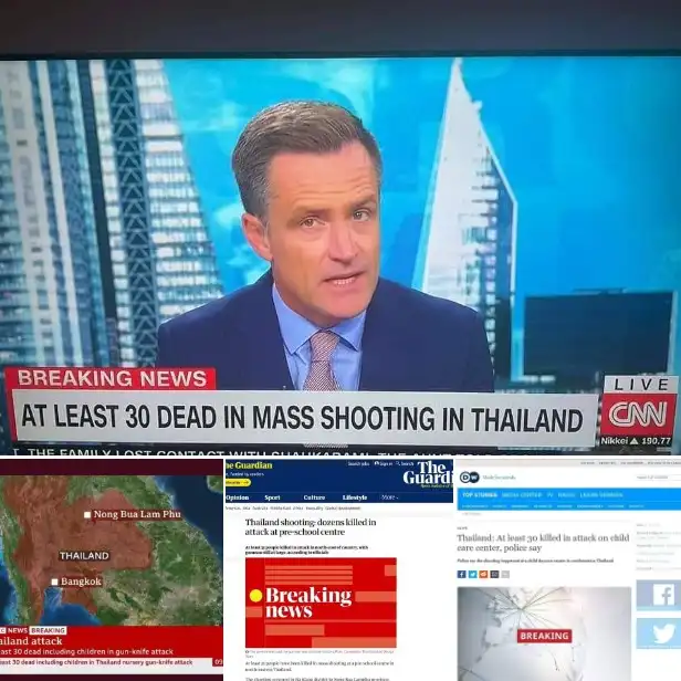 สำนักข่าว CNN และอื่นๆ รายงานเหตุการณ์ไปทั่วโลก ไทม์ไลน์เหตุการณ์กราดยิงศูนย์เด็กเล็ก จ.หนองบัวลำภู รพ.หนองบัวลำภู ประกาศรับบริจาคโลหิต