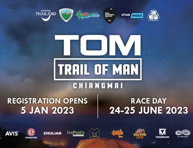 24-25 มิ.ย.66 TOM I Trail of MAN งานวิ่งเทรลทั่วไทย 2566 งานวิ่งท้าทาย นักวิ่งสายโหด บู๊ อึด