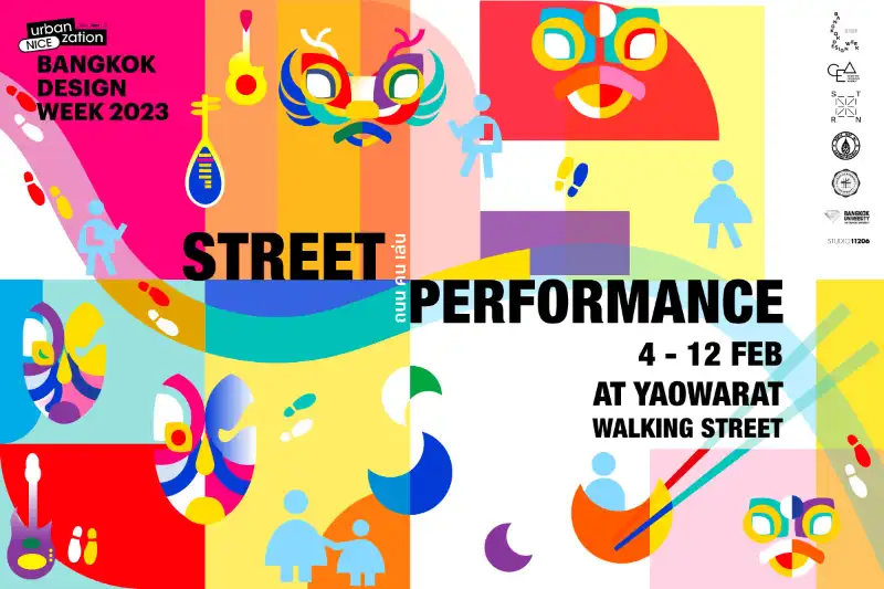 Street Performance เทศกาลงานออกแบบกรุงเทพฯ 2566 - urbanNICEzation เมือง - มิตร - ดี