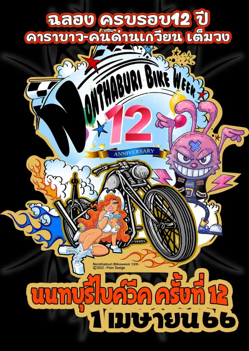 นนทบุรีไบค์วีค 1 เมษายน 2566 กิจกรรมไบค์วีค Bike week ในไทยแลนด์ ปีที่ผ่านมา