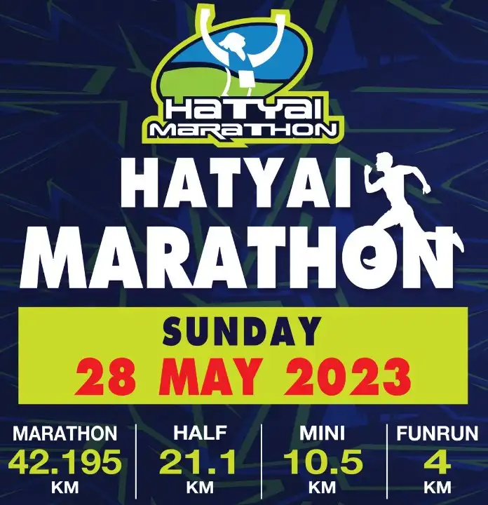 Hatyai Marathon 2023 - May 28 Running competitions in Thailand in 2023