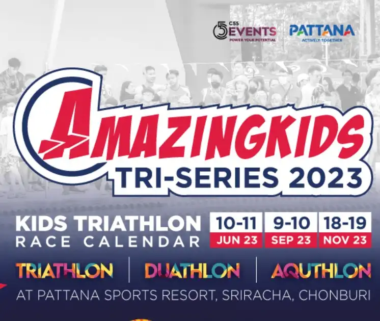 Amazing Kids Triathlon Race 2023 (Series 1) Running competitions in Thailand in 2023
