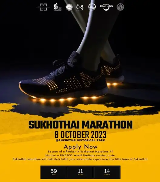 Sukhothai Marathon สุโขทัยมาราธอน 8 ต.ค.66 ปฏิทินตารางงานวิ่งทั่วไทย ปี 2566 มาแล้ว มีที่ไหนบ้าง เตรียมตัวเลย