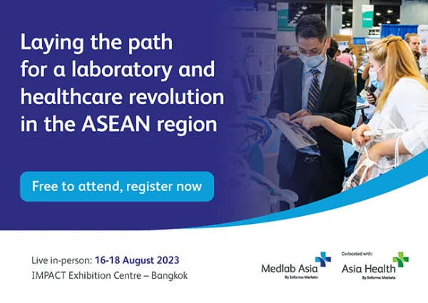 Medlab Asia and Asia Health 2023 - 16-18 สิงหาคม 2566 ปฏิทินกิจกรรม นิทรรศการ งานแฟร์ ด้านสุขภาพการแพทย์ ในไทย ปี 2566