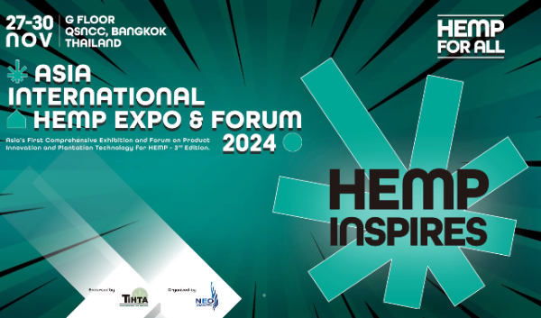 Asia International Hemp Expo 2024 - 27-30 November 2024 กิจกรรมงานแฟร์ด้านสุขภาพการแพทย์ ในไทย ปี 2567