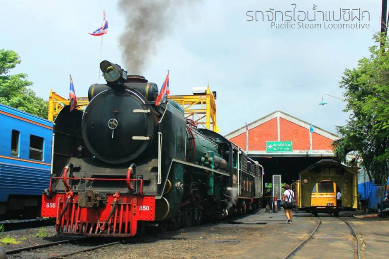 รู้จัก รถจักรไอน้ำแบบแปซิฟิค หมายเลข 824 และ 850 คุณปู่ที่ยังฟิตปั๋ง  เชิญชวนนั่งรถจักรไอน้ำกรุงเทพ–อยุธยา ย้อนประวัติศาสตร์ โอกาสสถาปนารถไฟไทย 127 ปี 