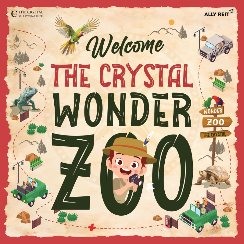 The crystal wonder zoo 1-10 มีนาคม 2567 กิจกรรม งานแฟร์สัตว์เลี้ยง ปี 2567 ในประเทศไทย
