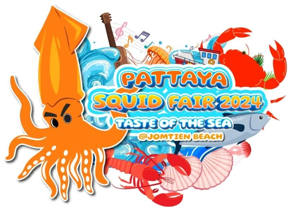 เทศกาลปลาหมึกและอาหารทะเลริมชายหาด Pattaya Squid Fair 2024 