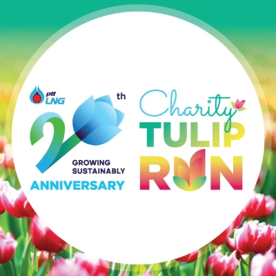 วิ่ง PTTLNG 20th ANNIVERSARY TULIP RUN 2024  