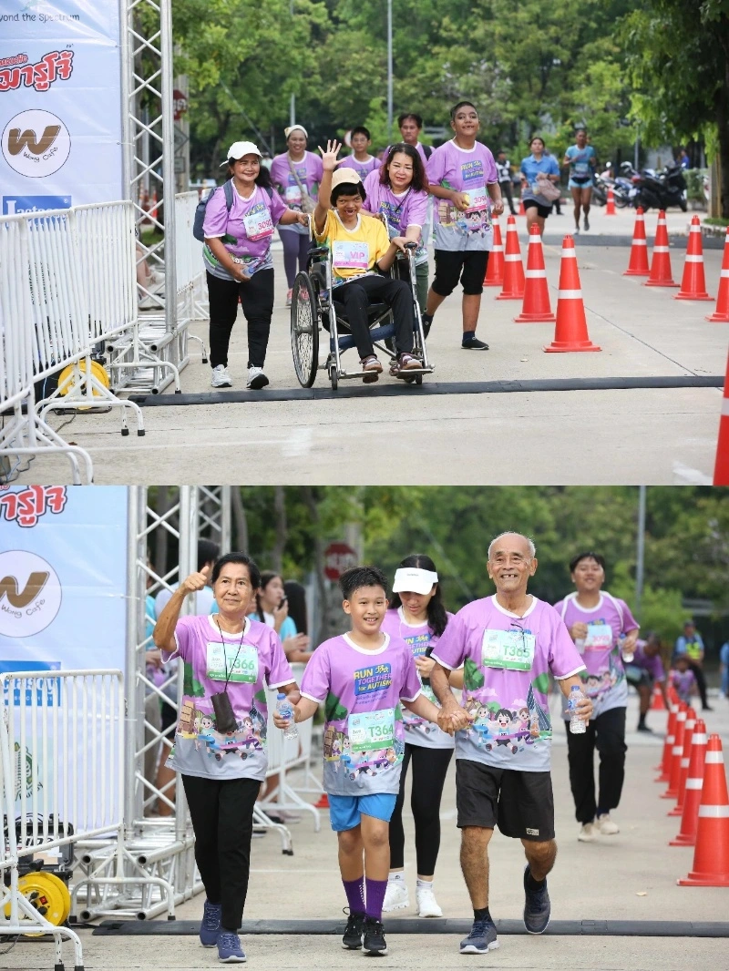  นักวิ่งใจฟู ร่วมงานวิ่งการกุศล Run Together For Autism วิ่งด้วยกันรันเพื่อ...น้อง แน่นขนัด