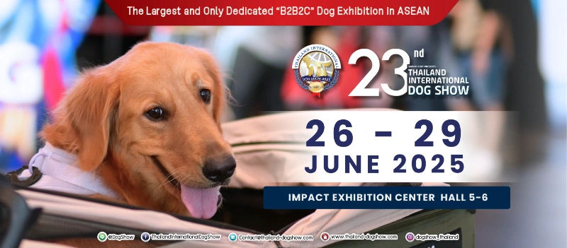 Thailand International Dog Show 2025 – The 23rd edition 