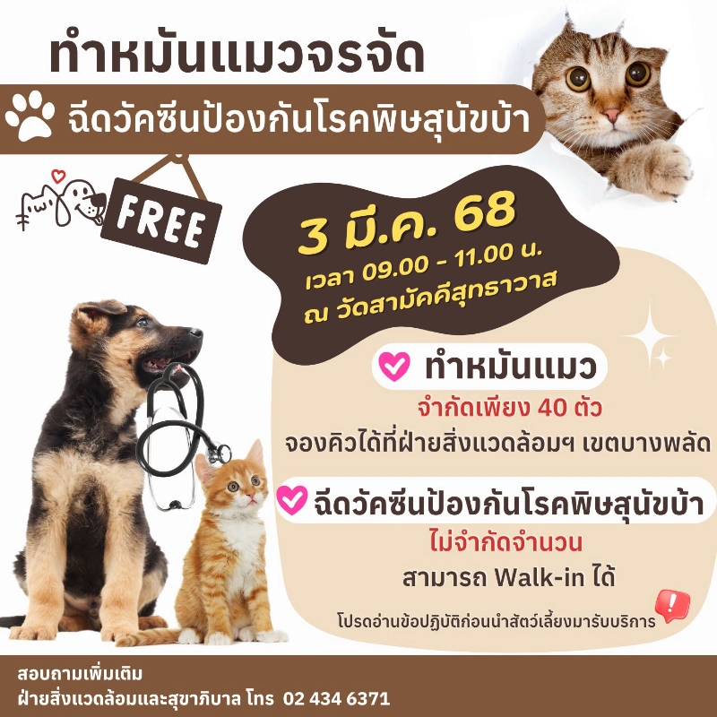 3 มีนาคม 2568 เขตบางพลัด  