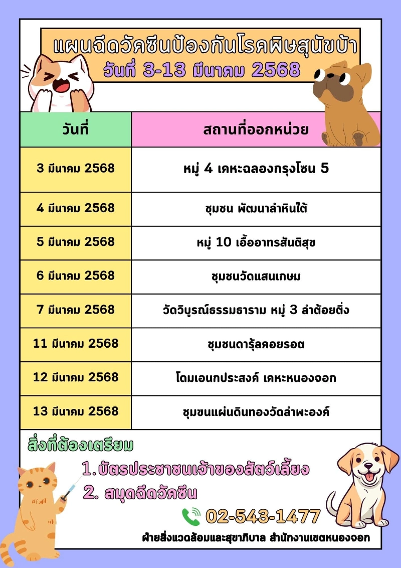 เขตหนองจอก ร่วมกับศูนย์บริการสาธารณสุข 44 