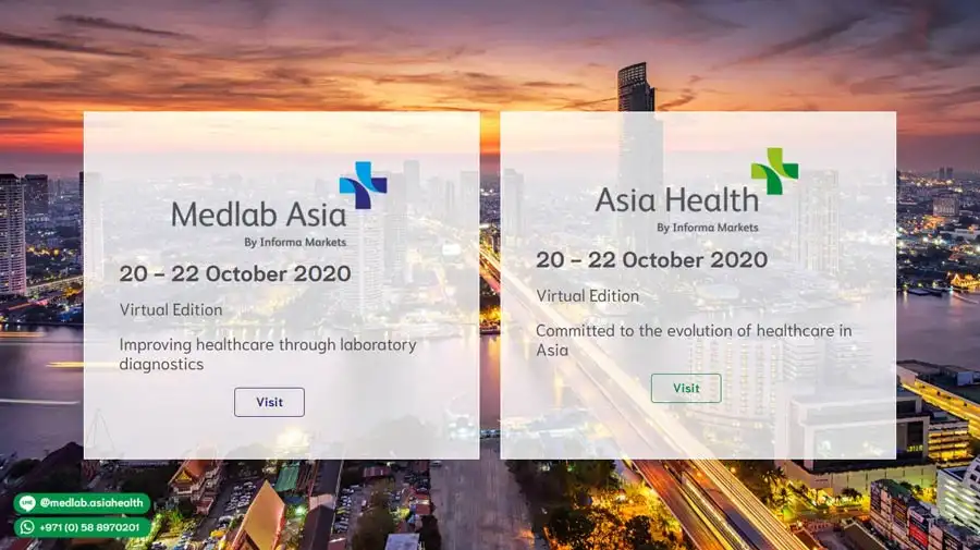 Medlab Asia & Asia Health 2020 (Virtual Edition) HealthServ