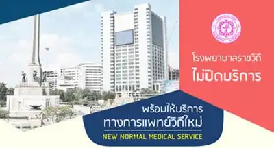 New Normal บริการการแพทย์วิถีใหม่ของโรงพยาบาลราชวิถี ThumbMobile HealthServ.net