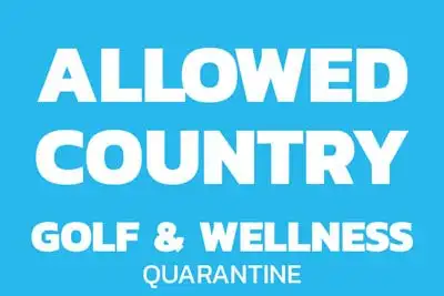 รายชื่อประเทศ ที่อนุญาต Golf Quarantine (GQ) และ Wellness Quarantine (WQ) HealthServ.net