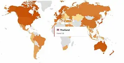 ประเทศไทย อยู่จุดใดในอันดับโลก ปี 2021 (US News World Report) HealthServ.net