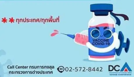 เกณฑ์การฉีดวัคซีนสำหรับเดินทางเข้าไทย Test and Go / Sandbox ตามช่วงอายุ HealthServ.net