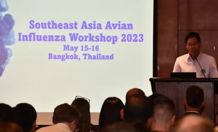 CDC จัดประชุมไข้หวัดใหญ่ Southeast Asia Avian Influenza workshop 2023 HealthServ.net