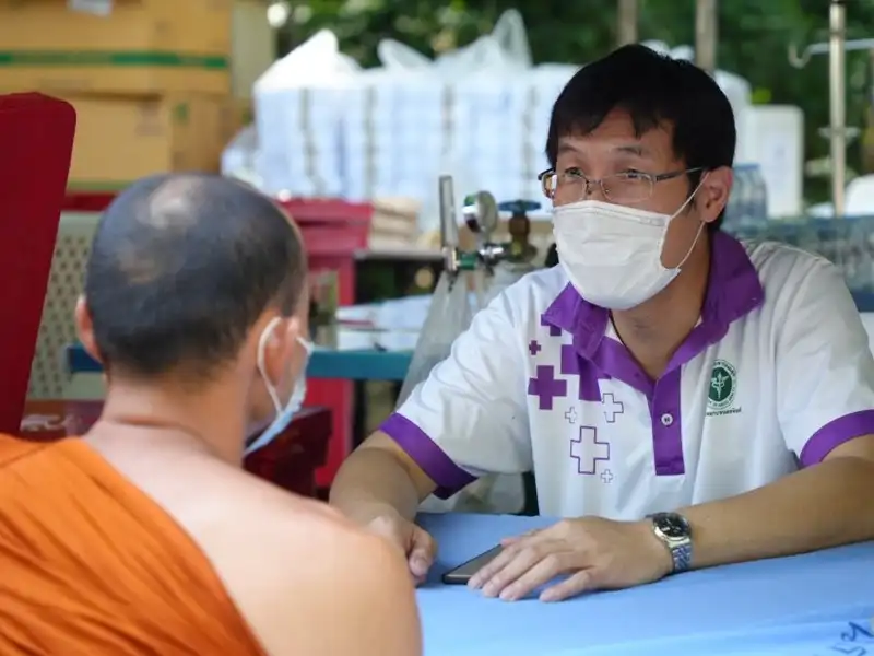 รพ.นครพิงค์ออกหน่วยแพทย์เคลื่อนที่ ในพิธีผูกพัทธสีมาฝังลูกนิมิต ณ วัดป่าปางกึ๊ดกิตติธรรม HealthServ.net