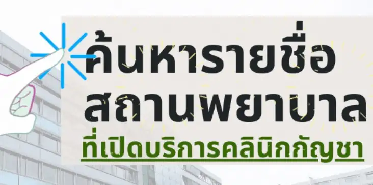 รายชื่อคลินิกกัญชาทางการแพทย์แผนไทยที่เปิดให้บริการ (เขตสุขภาพ 1-13) HealthServ.net