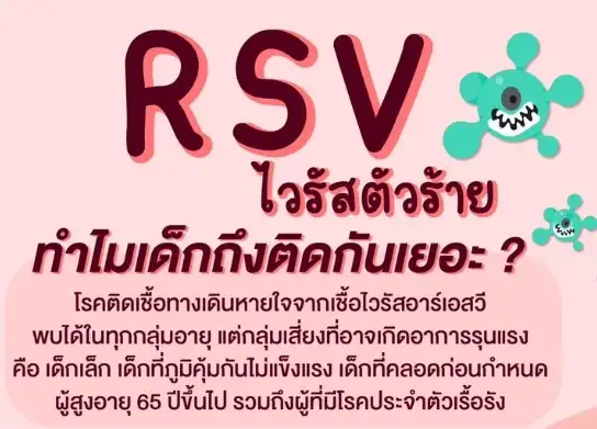 ไวรัส RSV ระบาดหนัก ช่วงฝนต่อหนาว ติดกันมาก ทั้งเด็กและคนแก่ HealthServ.net