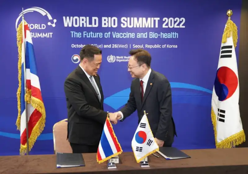ไทยลงนามสัตยาบัน ภาคีสถาบันวัคซีนนานาชาติ (IVI) ในงาน World Bio Summit 2022 ณ กรุงโซล HealthServ.net