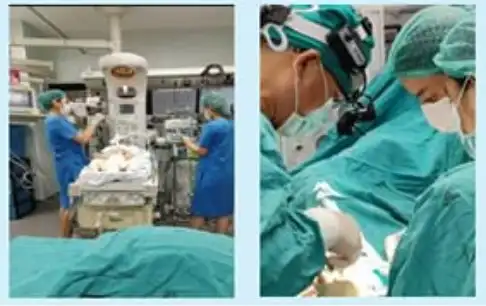 ทีมแพทย์ รพ.สุราษฎร์ฯ ทำสำเร็จครั้งแรก ผ่าตัดใหญ่เปิดหน้าท้องเด็กทารกแรกเกิด HealthServ.net