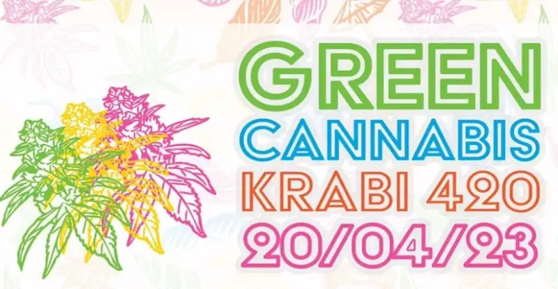 งานวันกัญชาโลก 2023  : Green Cannabis Krabi 420 จ.กระบี่ HealthServ.net