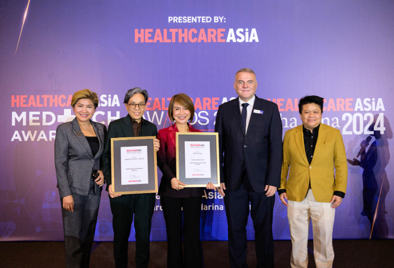 บำรุงราษฎร์ คว้า 2 รางวัลใหญ่ งาน Healthcare Asia Awards 2024