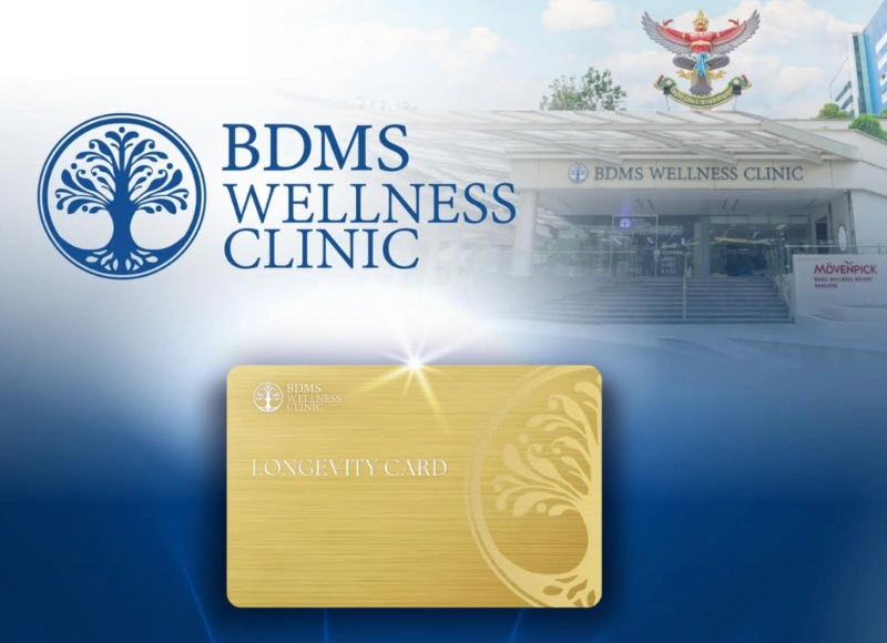 BDMS Wellness Clinic เปิดตัว Longevity Card มูลค่า 1 ล้านบาท