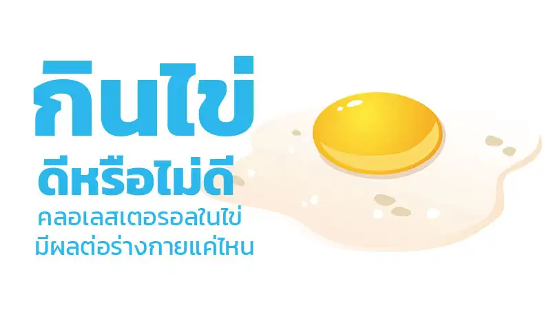 กินไข่ดีหรือไม่ดี คลอเลสเตอรอลในไข่ มีผลต่อร่างกายแค่ไหน HealthServ