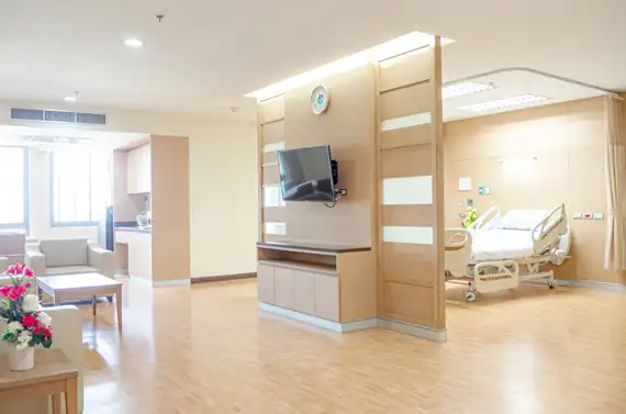 ห้องพักผู้ป่วย โรงพยาบาลตรังรวมแพทย์ HealthServ