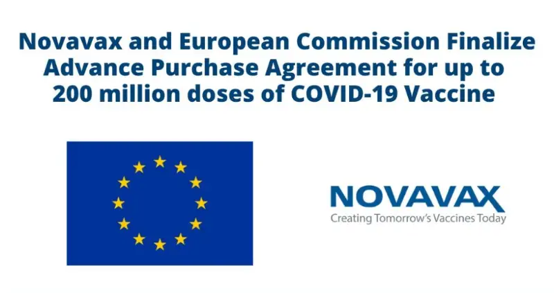 EU ได้อนุมัติข้อตกลงเพื่อสั่งซื้อวัคซีนป้องกันเชื้อโควิด-19 จากบริษัท Novavax HealthServ
