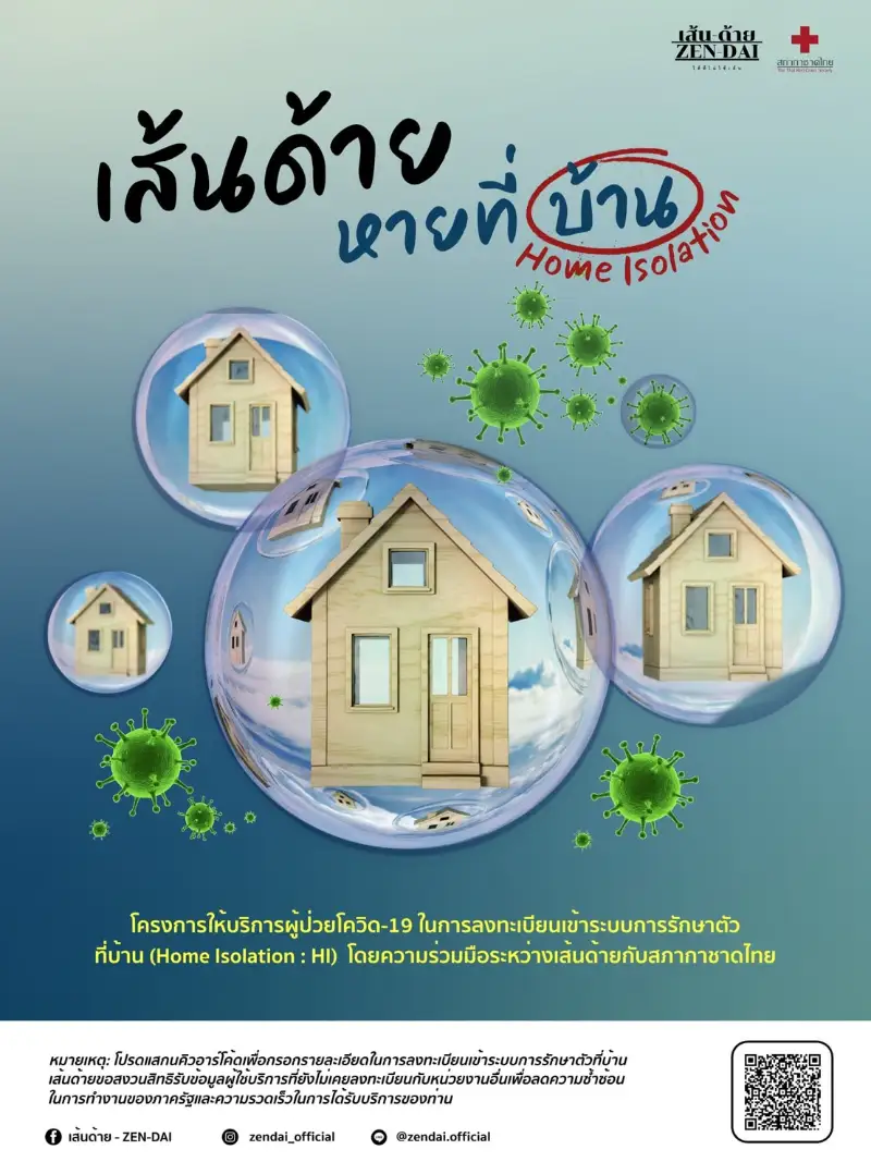 Home Isolation กับทีมเส้นด้าย : ความร่วมมือระหว่างเส้นด้ายกับสภากาชาดไทย HealthServ