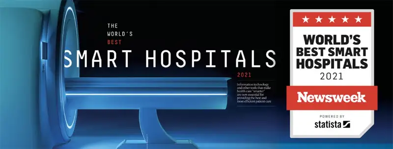 โรงพยาบาลอัจฉริยะที่สุดของโลก 250 อันดับ ปี 2564 HealthServ