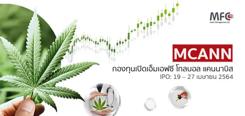 MFC ตั้ง กองทุนกัญชา เจ้าแรกในไทย เปิดขายหน่วย 19-27 เม.ย.นี้ HealthServ