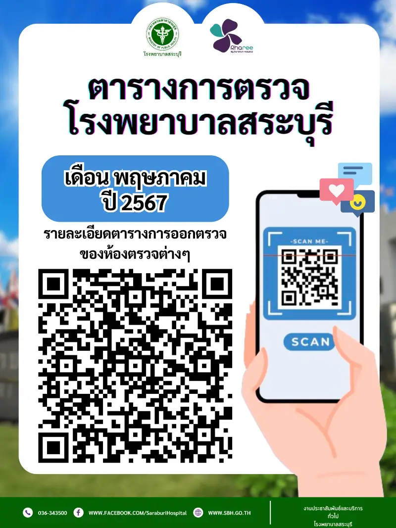 คลินิกพิเศษเฉพาะทางนอกเวลา smc รพ.สระบุรี HealthServ