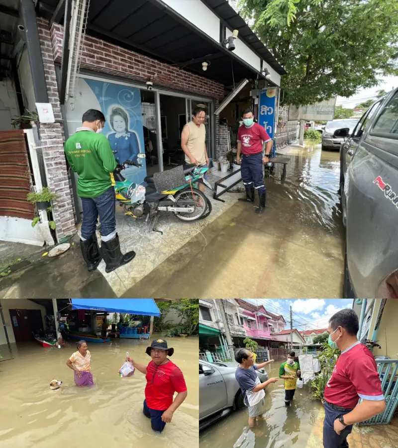 ซีพีเอฟ รุดช่วยชาวชลบุรี-ระยอง-บางนา-มีนบุรี สู้ภัยน้ำท่วม HealthServ