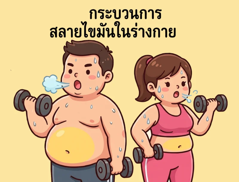 เมื่อคุณลดน้ำหนัก ไขมันจะหายไปไหน HealthServ