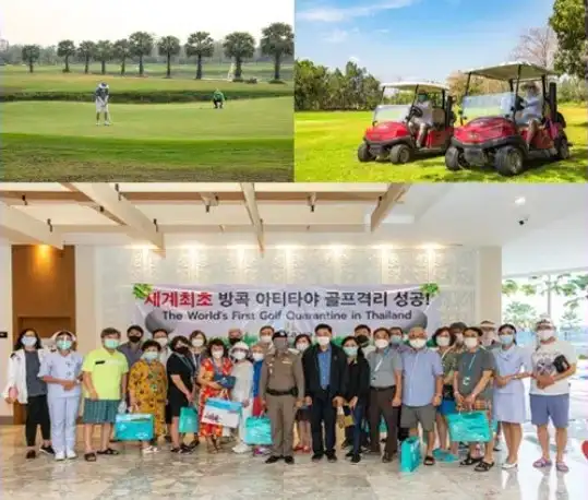 First group completes 14-day Golf Quarantine in Thailand HealthServ