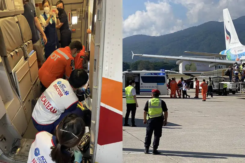 ชื่นชม ทีมแพทย์กู้ภัยสนามบินเชียงใหม่ ฟื้นชีพชายอเมริกันหมดสติบนเครื่อง HealthServ
