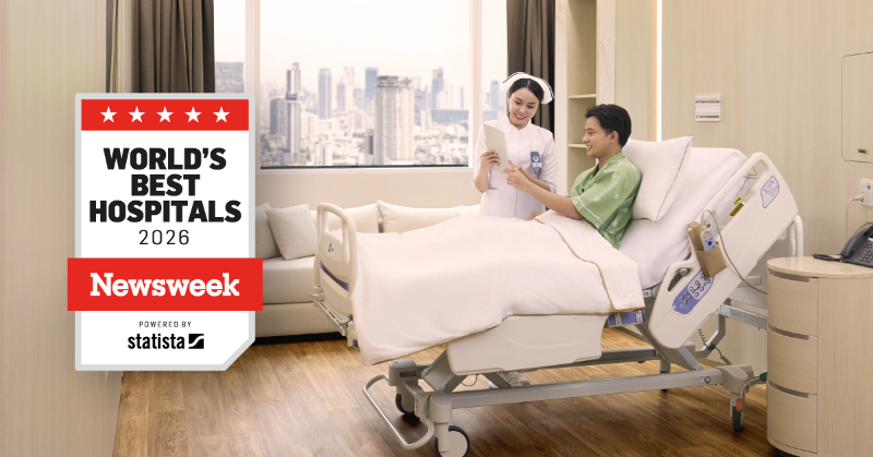 บำรุงราษฎร์ ก้าวสู่อันดับ 96 ใน Top100 รพ.ดีที่สุดในโลกประจำปี 2569 HealthServ