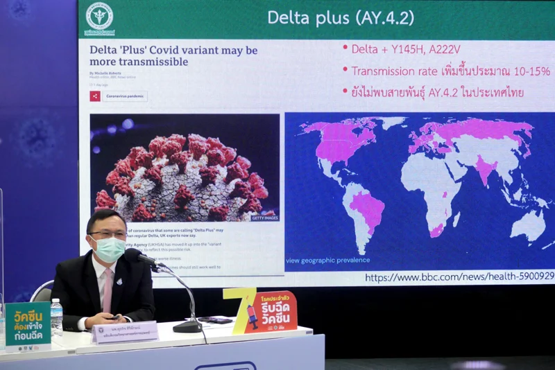 กรมวิทย์ฯ ยืนยัน ยังไม่พบสายพันธุ์เดลตาพลัสชนิด AY.4.2 ในไทยขณะนี้ HealthServ