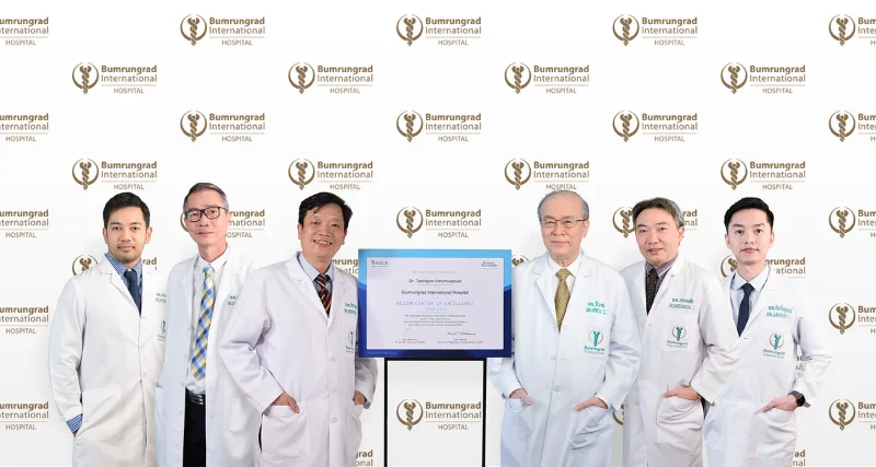 Bumrungrad Hospital Urology Center has been certified to perform minimally invasive treatment for enlarged prostates by Boston Scientific (USA) HealthServ
